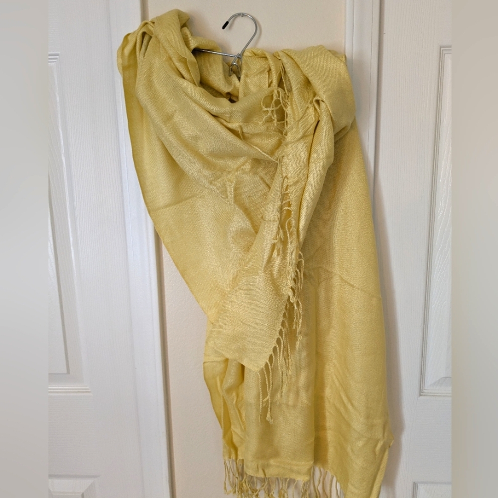 Pashmina Yellow Scarf